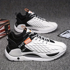 Men's Lace-up Sneakers Athletic Shoes Running Basketball Gym