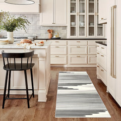 Soft Abstract Kitchen Rug Non Slip Machine Washable Durable
