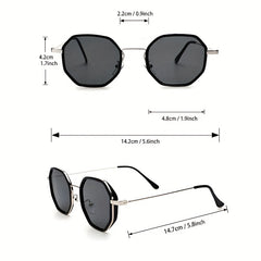 Men's Polygonal Sunglasses Classic Style