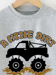 A LITTLE DIRT NEVER HURT Boys Sweatshirt