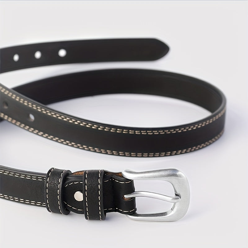 Retro PU Leather Belt for Men and Women