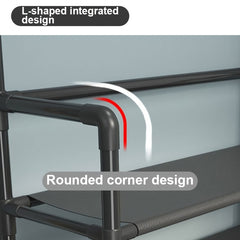 Clothes Storage Rack With Shoe Storage Stand