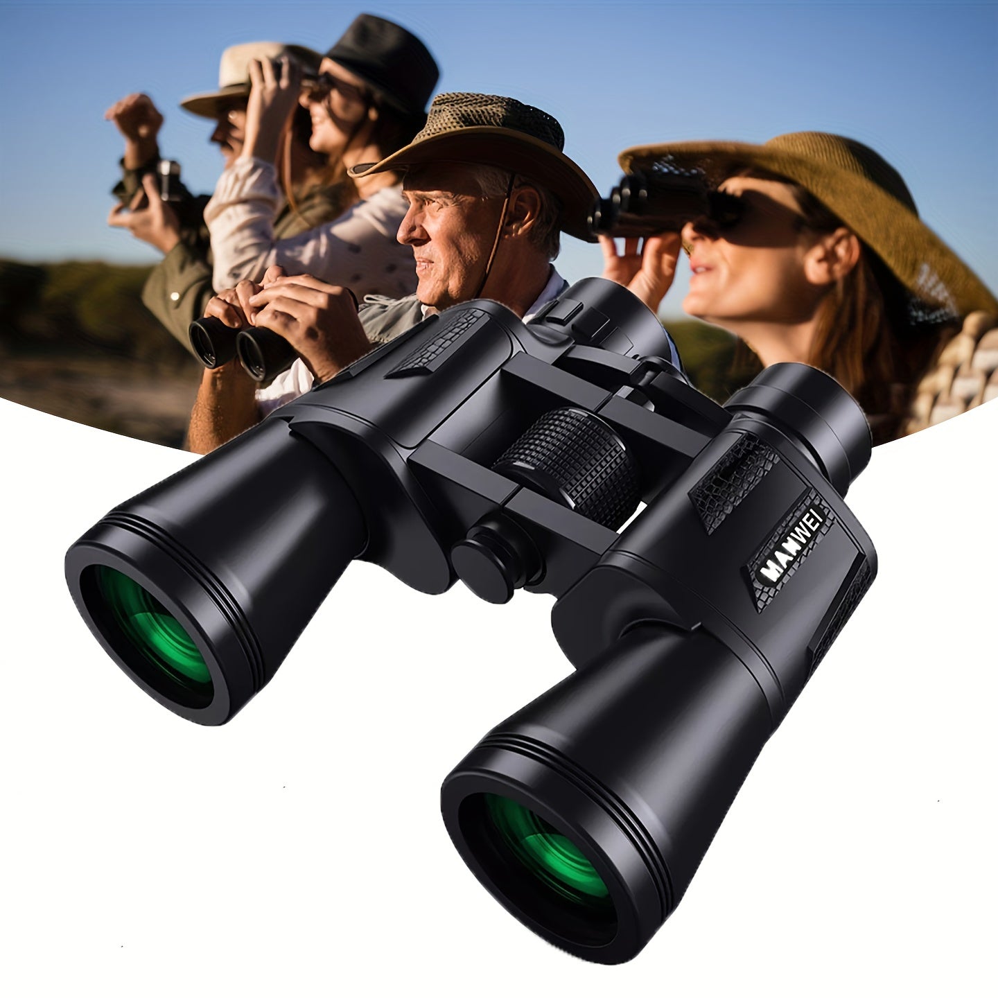 Portable HD Binoculars for Travel Camping Hiking