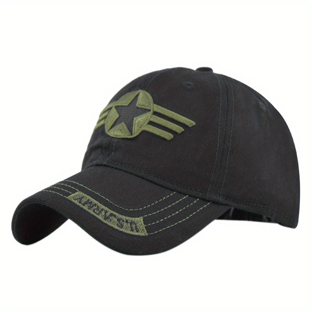 Army Embroidery Baseball Cap Tactical Sunscreen Sports Hat