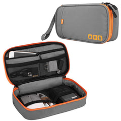 Portable Electronic Accessories Travel Case Zipper Organizer Bag