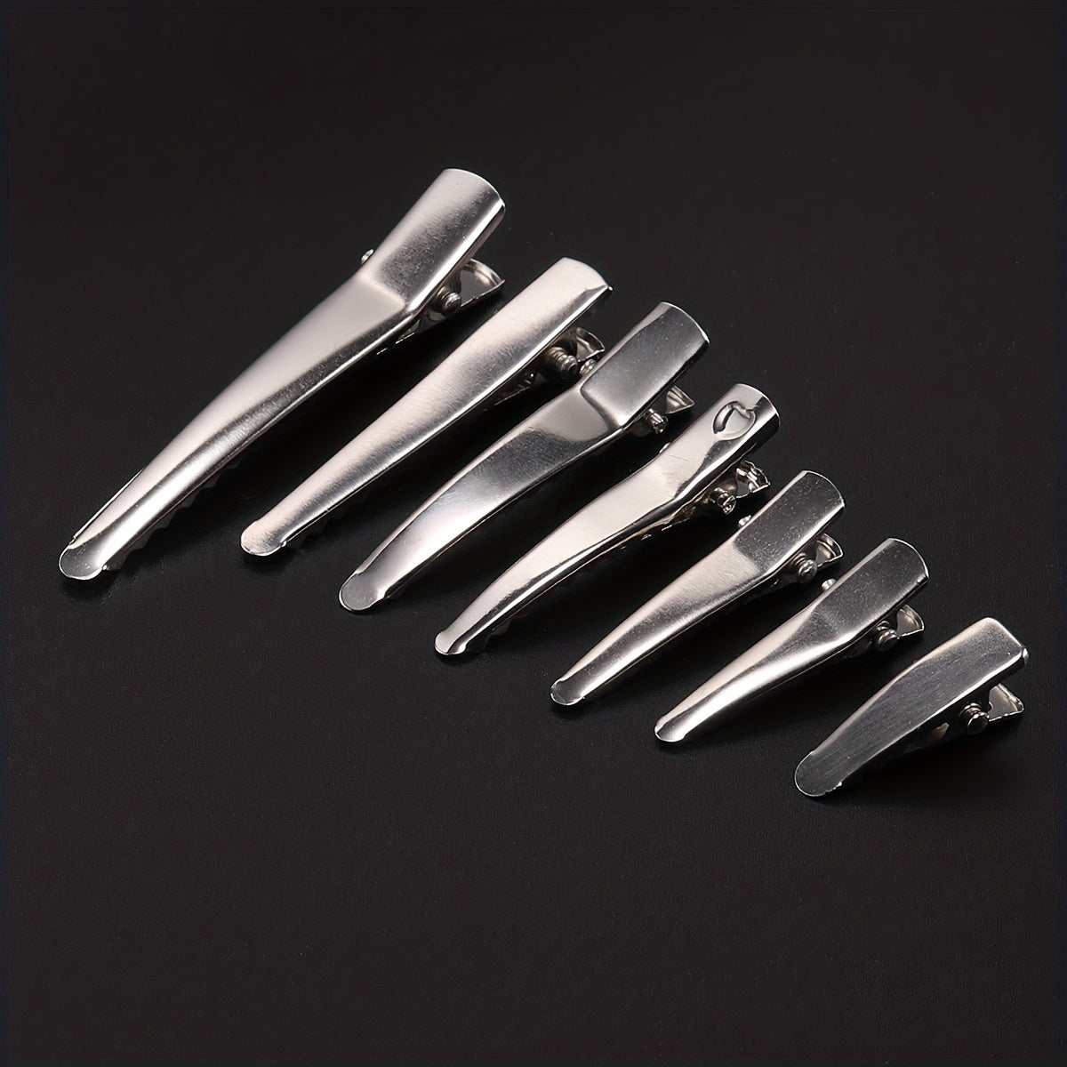 20pcs Metal Tie Clips Hairpins Headwear Jewelry DIY Accessories Size 2 3 4