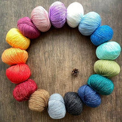 Soft Long Staple Cotton Yarn for Knitting & Crochet, 50g 153Yd