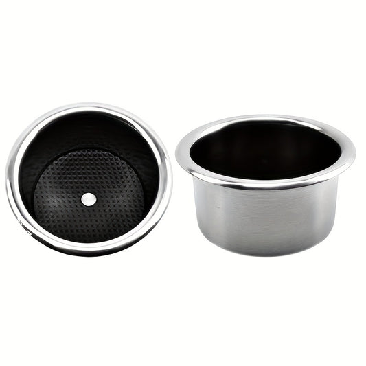2pcs Stainless Steel Cup Holder for Sofa Recliner Armrest