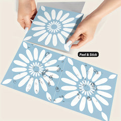9pcs Nordic Style Floor Stickers Non slip Waterproof Decal Vinyl Stickers