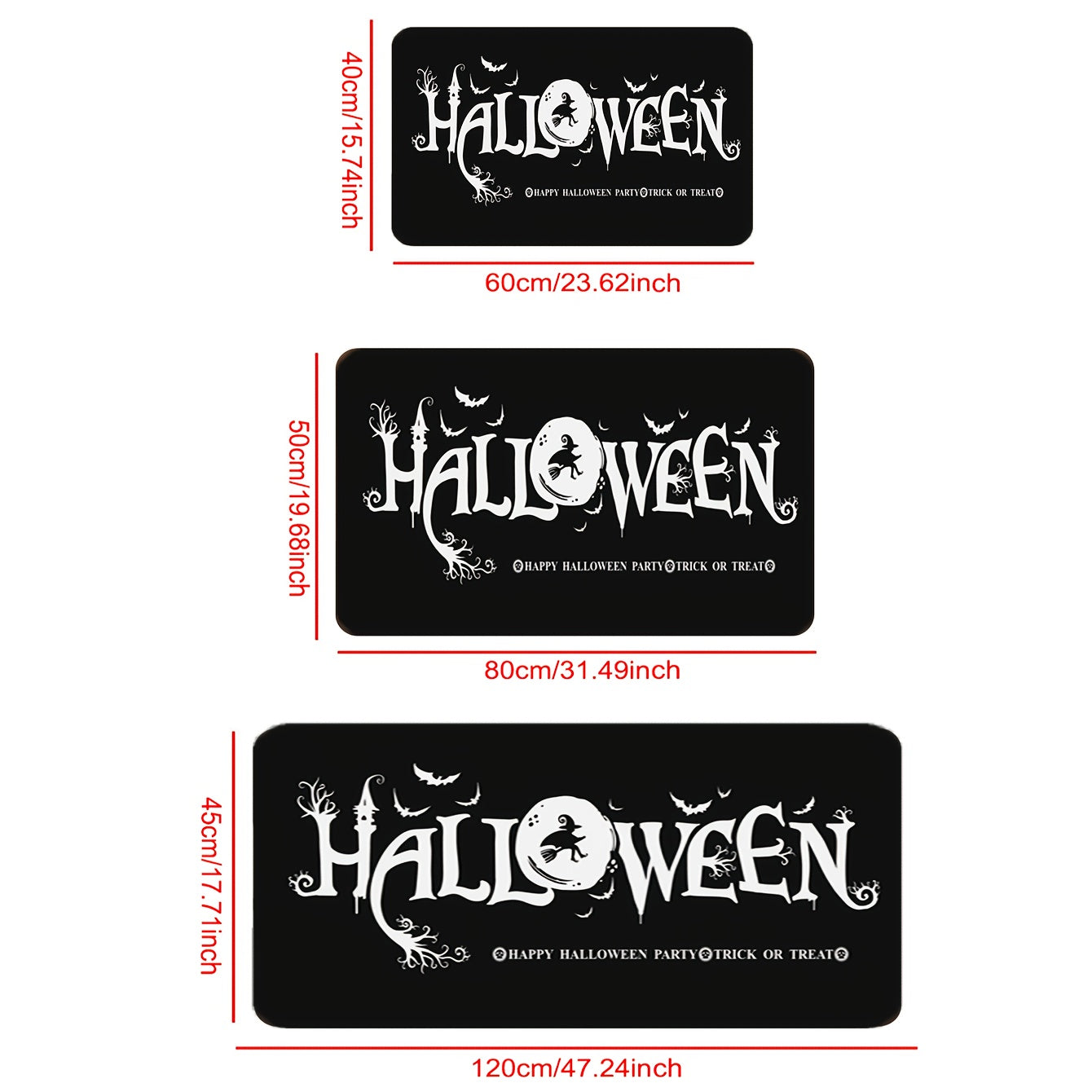 Halloween Kitchen Bathroom Doormat Living Room Floor Rug