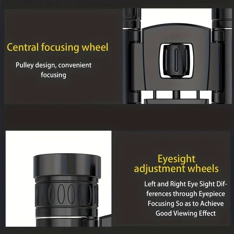 Compact Binoculars HD Portable for Bird Watching Travel & Concerts
