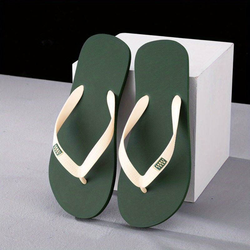 Men's Lightweight Non Slip Flip Flops Quick Drying Thong Sandals