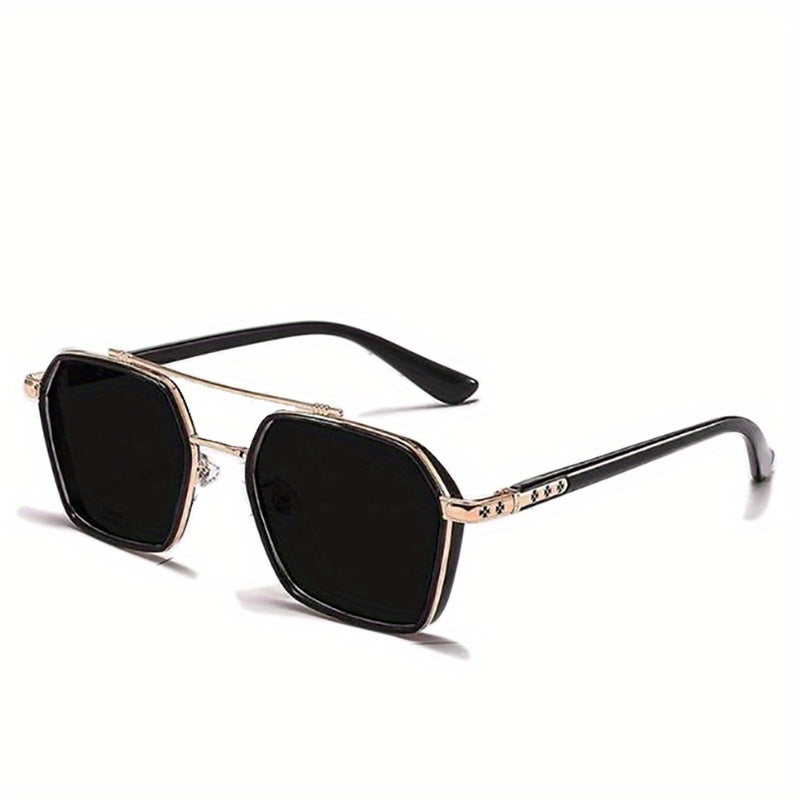 Men's Vintage Polarized Square Sunglasses UV Protection