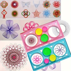 Geometric Drawing Tool for Art & School Learning Mixed Colors Ruler