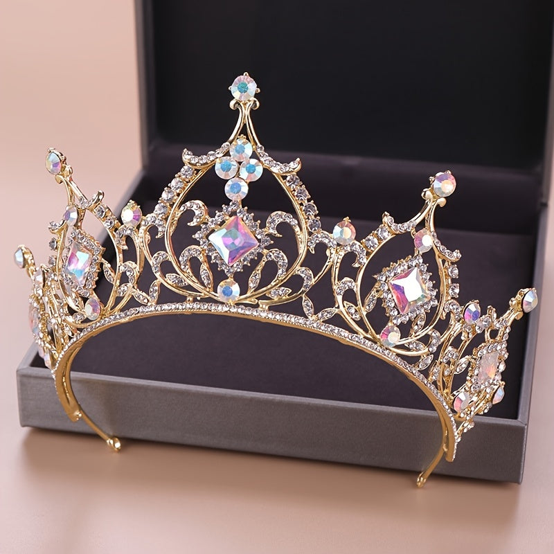 Golden Bridal Headband Tiara Wedding Party Decor