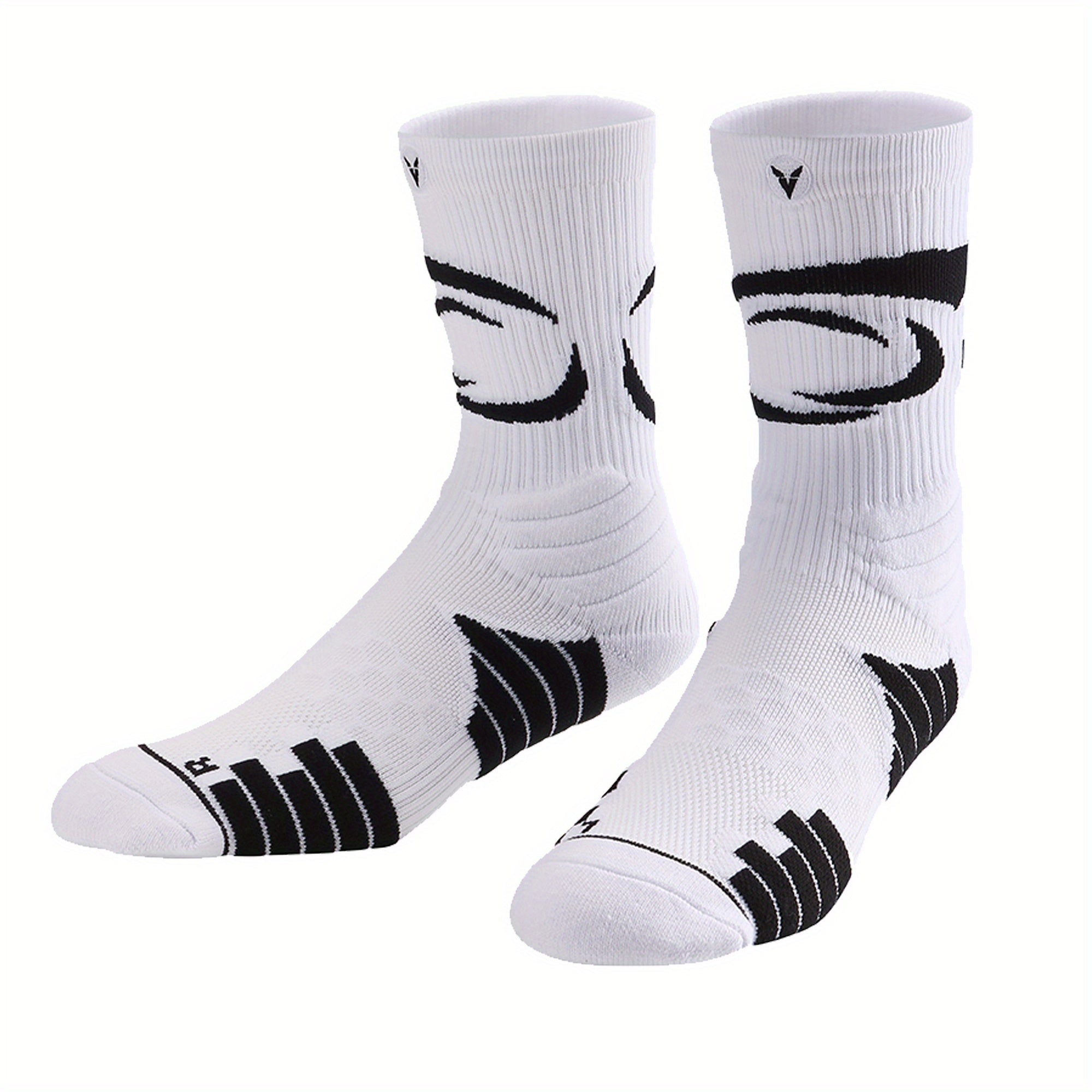 Breathable Mid calf Basketball Socks For Outdoor Running