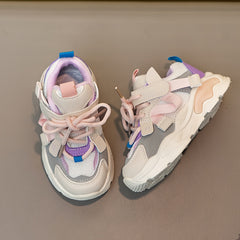 Kids' Comfy Block Mesh Running Shoes - Outdoor Activities