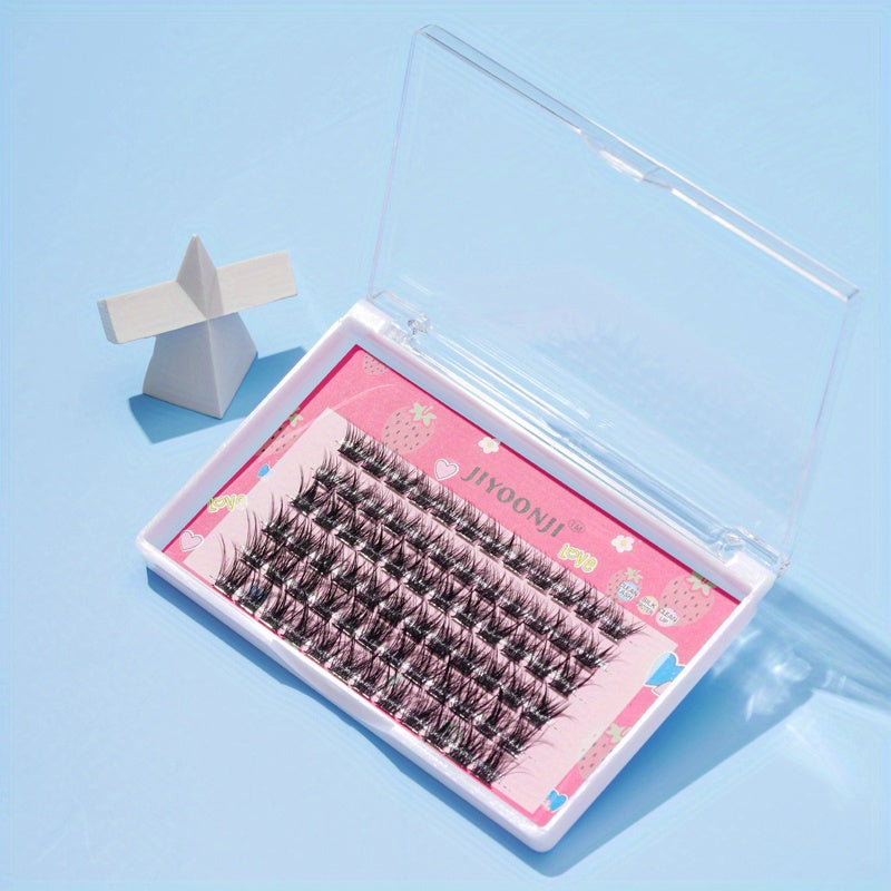 72 Mini Lash Clusters Fishtail Crisscross Style