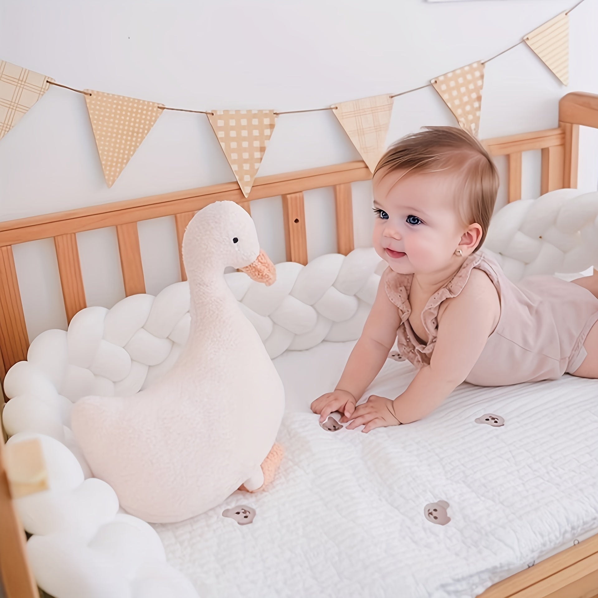 Duckling Plush Doll Toy for Baby, Safe Artifacts, Birthday Gift
