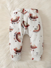 Baby Boys Graphic Waffle Pants