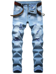 Men's Ripped Denim Jeans