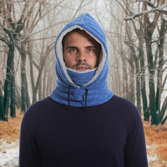 Winter Warm Hat With Face Cover - Outdoor Coldproof Windproof Ski Hat