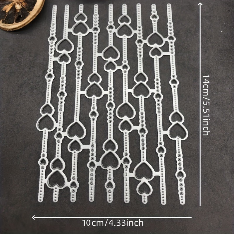 Love Tassel Background Decoration Metal Cutting Die