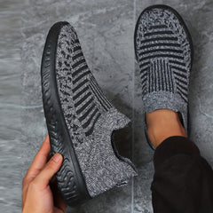 Men's Slip on Sneakers Lightweight Breathable Walking Shoes