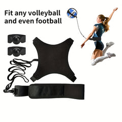 Solo Volleyball Trainer for Serving Setting Spiking