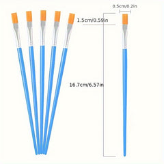 Plastic Rod Painting Pen Hook Line Pen Flat Head Brush Pigment Pen 2 54 Cm