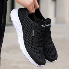 Men's Lace Up Sneakers Casual Walking Shoes Comfortable And Breathable