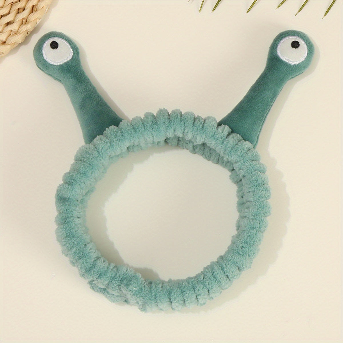 Cartoon Snail Eyes Headband for Women Girls Plush Headdress