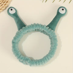 Cartoon Snail Eyes Headband for Women Girls Plush Headdress