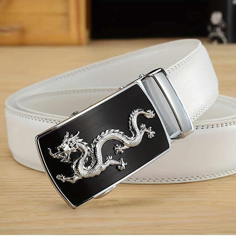 1pc Automatic Buckle Belt For Men