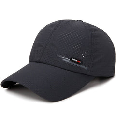 Summer Breathable Perforated Baseball Cap Adjustable Sports Cap