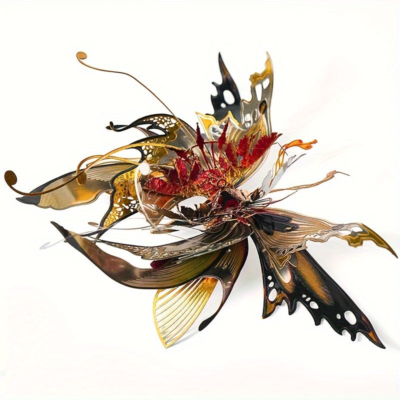 3D Metal Butterfly Mechanical Model Kit for Adults DIY Puzzle