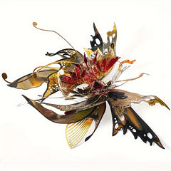 3D Metal Butterfly Mechanical Model Kit for Adults DIY Puzzle
