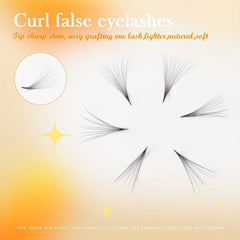 10D Pre Fan Eyelash Extensions 8-15 Mix 0.07mm Tip - Long Lasting False Lashes