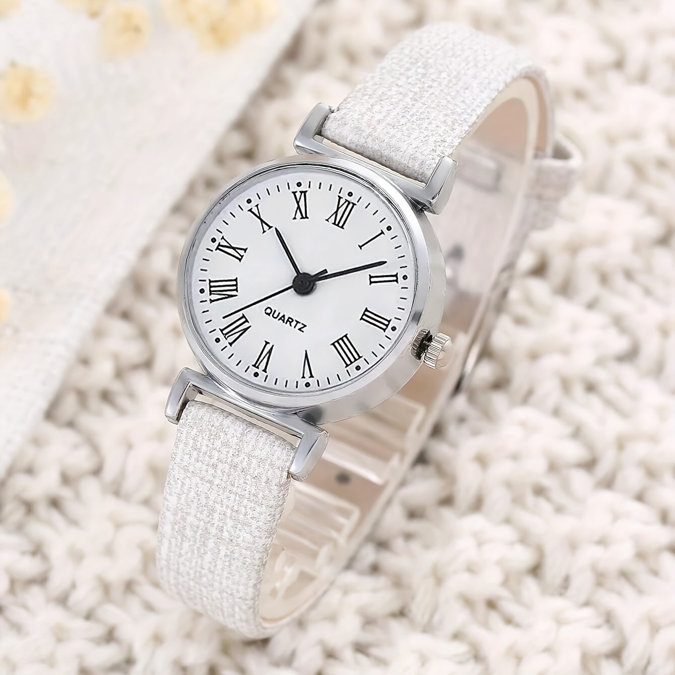 Kids Round Pointer Quartz Watch Gift