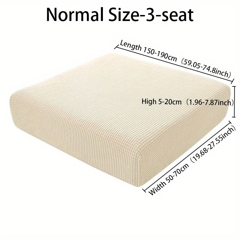 Elastic Jacquard Sofa Protector Seat Cushion Cover Washable Removable Slipcover