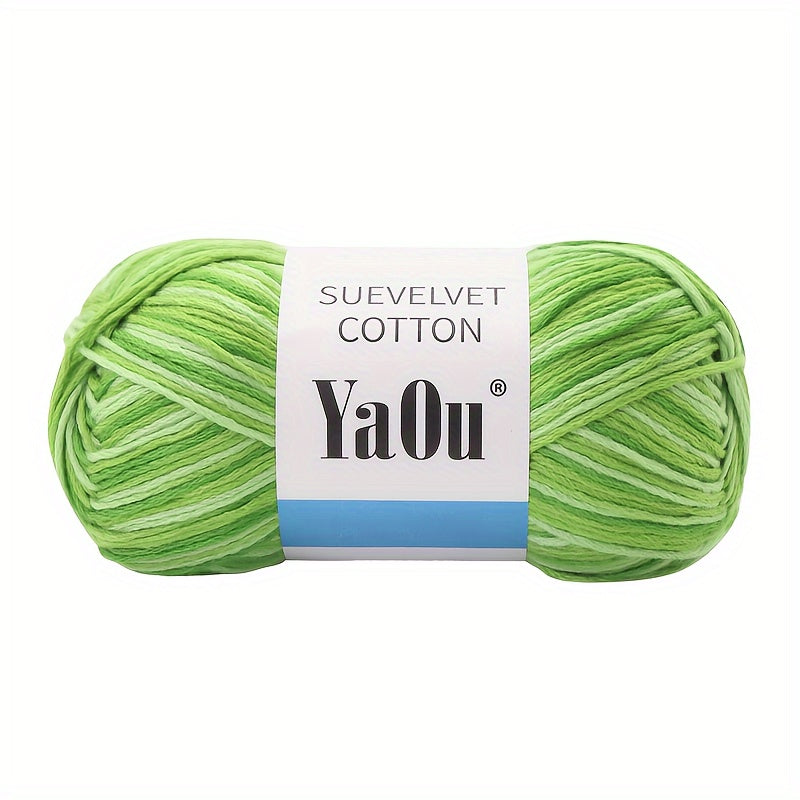 Colorful Velvet Cotton Yarn 200g for Crochet Knitting