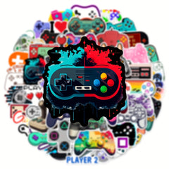 50 Pcs Game Console Graffiti Sticker Waterproof Sticker