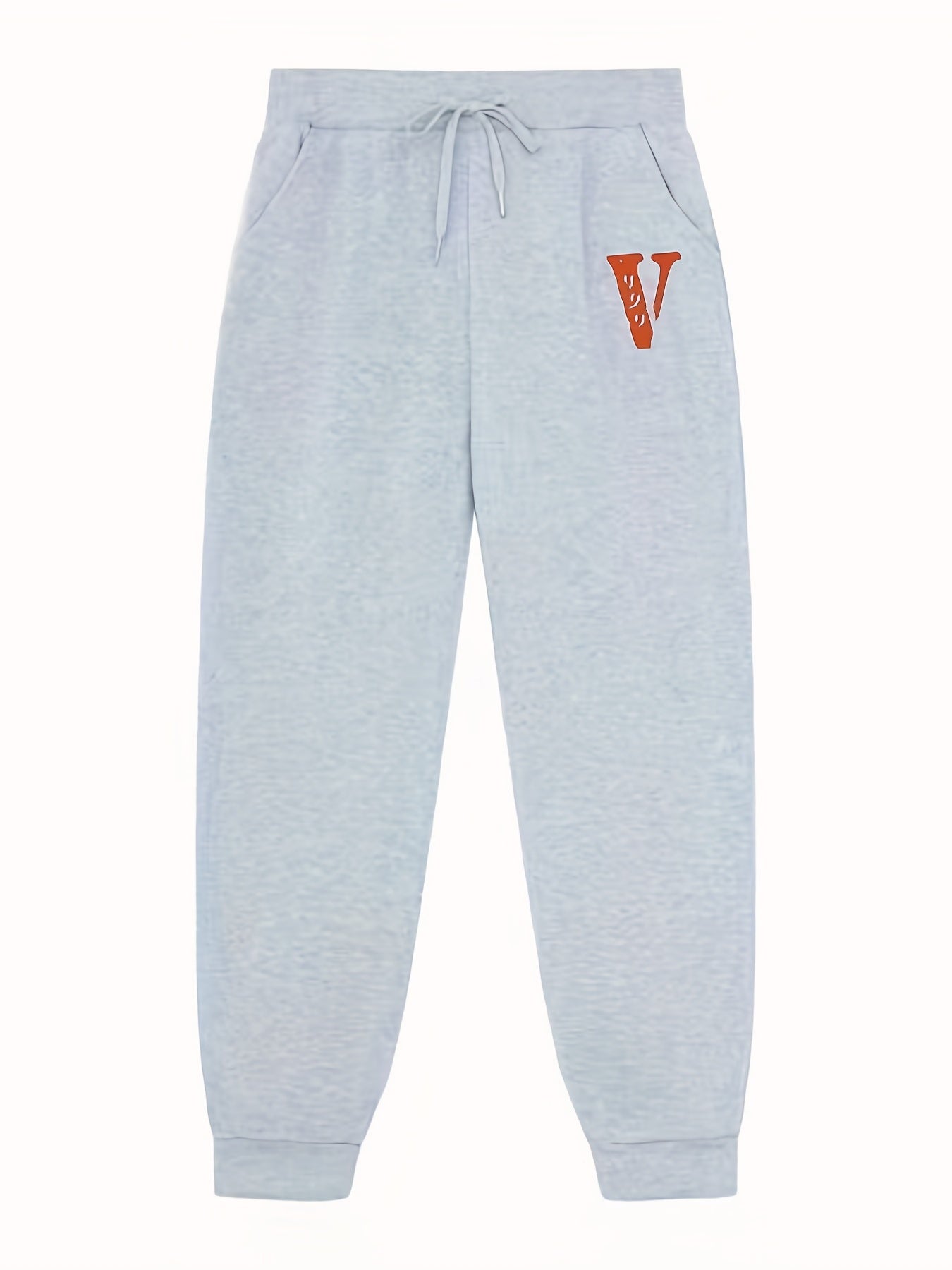Tapered Joggers Men's Casual Loose Fit Stretch Waist Drawstring