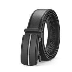 ZDC X08 Men's Leather Belt Automatic Buckle Casual C Step Line 14