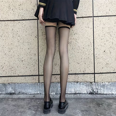 Sheer Mesh Thigh High Stockings Over The Knee Socks Women's Stockings & Hosiery