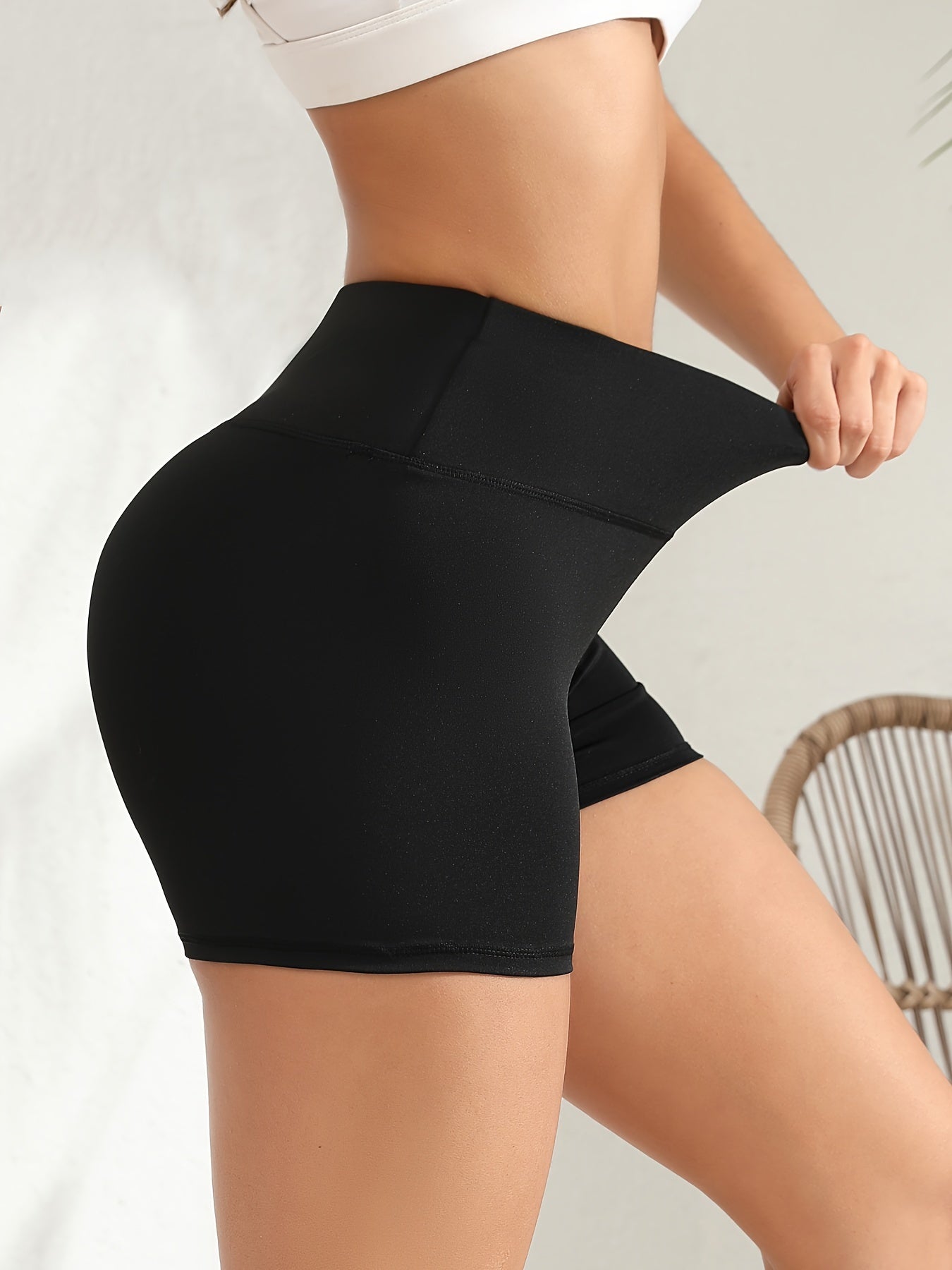 High Waist Biker Shorts for Women - Running & Lifting