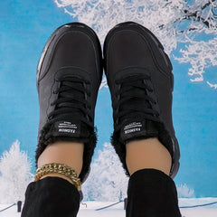 Women's Anti Slip Running Shoes Lace Up Outdoor Sneakers