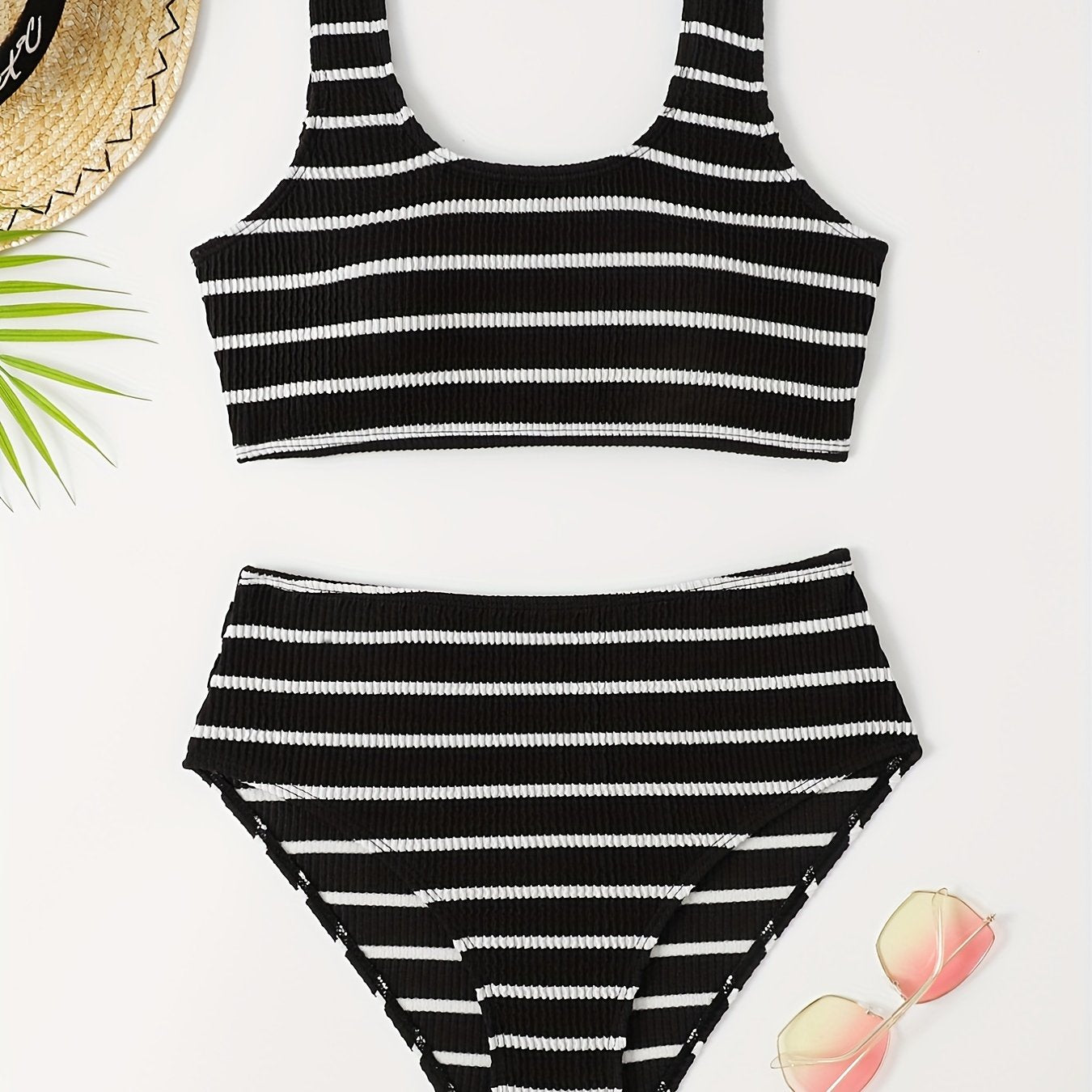 Girls Dinosaur Print Tankini Swimsuit Set