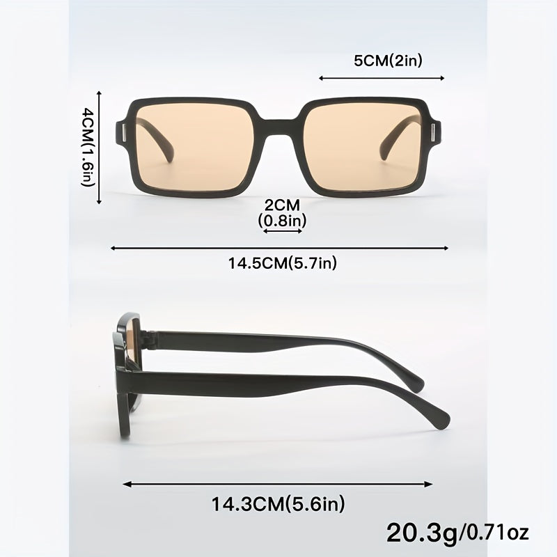 Square Sunglasses UV400 Sun Shades For Vacation Travel