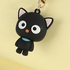 Cat Keychain Backpack Pendant Cute Cartoon Car Key Ornament